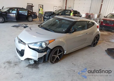 2012 Hyundai Veloster Base W/Black из США, поврежденный, VIN KMHTC6AD9CU052809